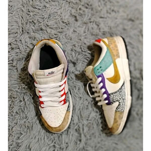 Nike Dunk Low SE Safari Mix Womens Size 9 Animal Print DN3866-100